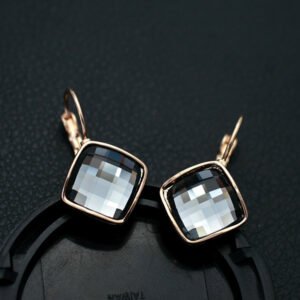 Korean Style Graceful Earrings Simple Square