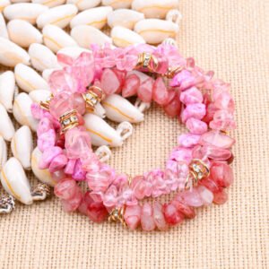 European And American Natural Stone Beaded Bracelet For Women