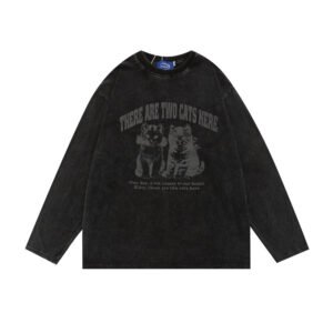 Casual Long Sleeve T-shirt Coat For Men
