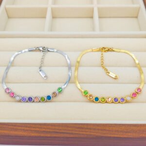 Women's European And American Simple Blade Bracelet
