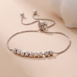 Fashion All-match Pull Bracelet 9 Lucky Beads Box Chain