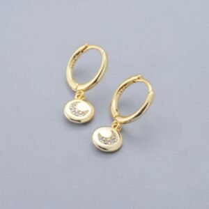 Geometric High-grade Palace Style Retro And Fashion All-matching Earrings