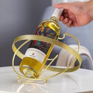 European-style Wine Rack Decoration Wrought Iron Shelf Decorations