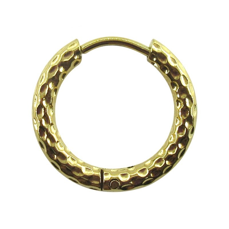 Stainless Steel Earrings High-grade Round Ear Clip - Image 5