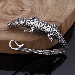 Retro Hip Hop Animal Stainless Steel Bracelet