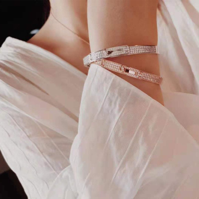 Women's Gypsophila Bracelet Sterling Silver Rose - Image 3