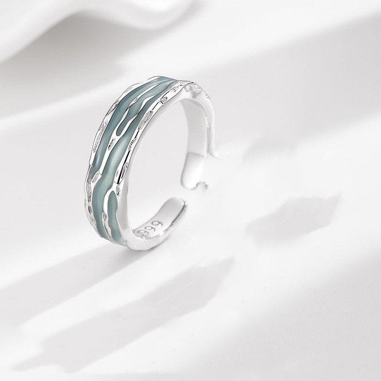 Personality Trendy Net Red Enamel Ring - Image 3