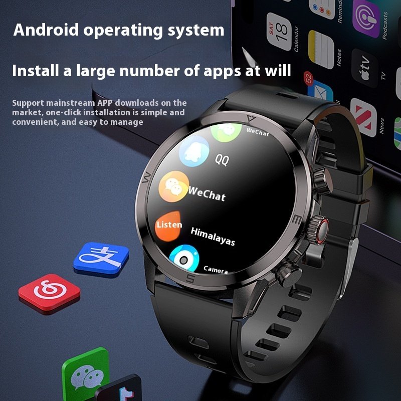 Dual-system Wearable Waterproof Smart Watch