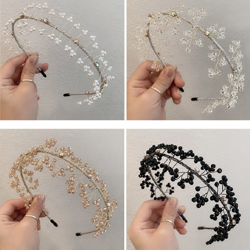 Versatile And Elegant Going Out Headdress Hair Accessories Temperament Retro Bridal Headband - Image 6