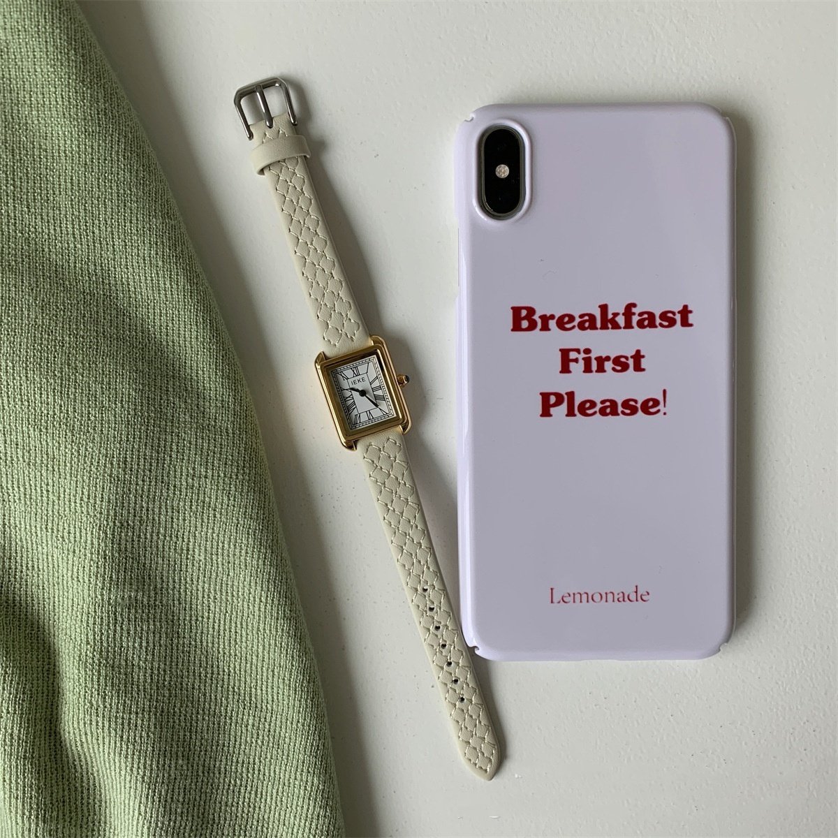 Simple Roman Rectangular Leather Watch Women - Image 7