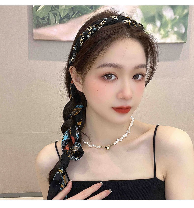 Bow Braided Hair Band For Women - Image 8