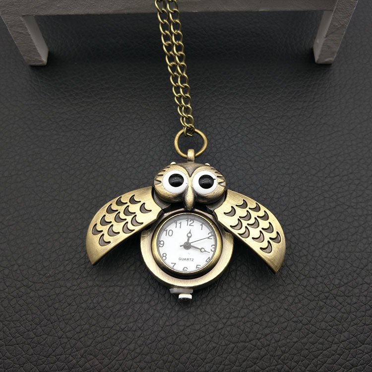 Owl pocket watch - Image 4
