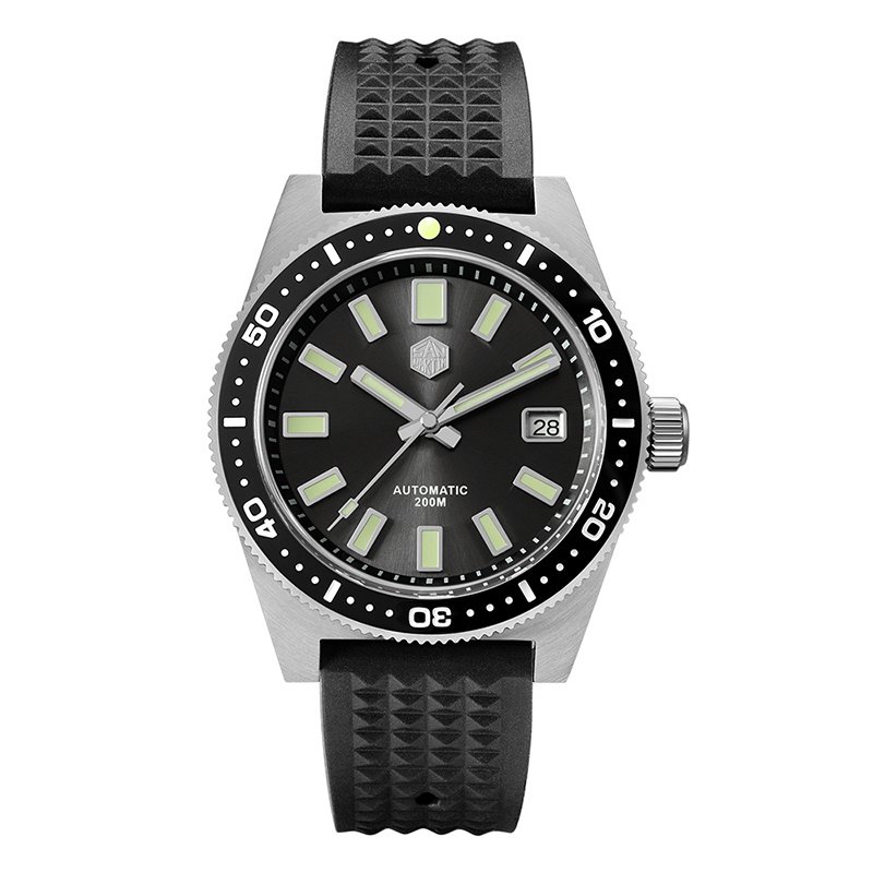 Submersible Mechanical Watch Waterproof Sapphire Bubble Mirror Watch - Image 4