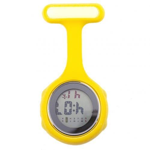 Digital Silicone Display Silent Electronic Luminous Nurse Pocket Watch - Image 2