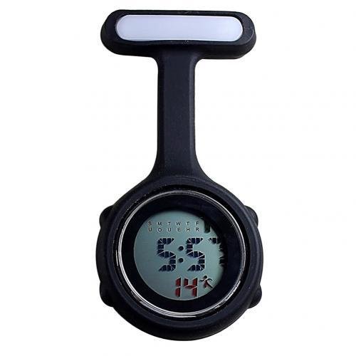 Digital Silicone Display Silent Electronic Luminous Nurse Pocket Watch - Image 7