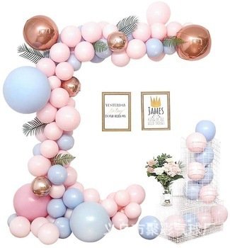 Cross-Border Hot Sale Rose Gold Balloon Set Baby Birthday Party Adult Wedding Decoration Champagne Gold Set - Image 3