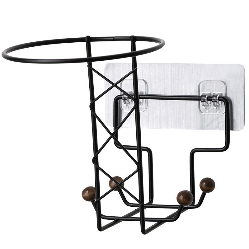 Punch-free Large Object Storage Rack, Multifunctional Wall-mounted Hat Storage Rack, Seamless Paste Coat Rack - Image 2