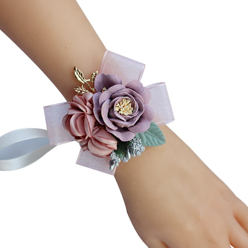 Korean Wedding Simulation Corsage Cloth For Bride's Wrist - Image 3