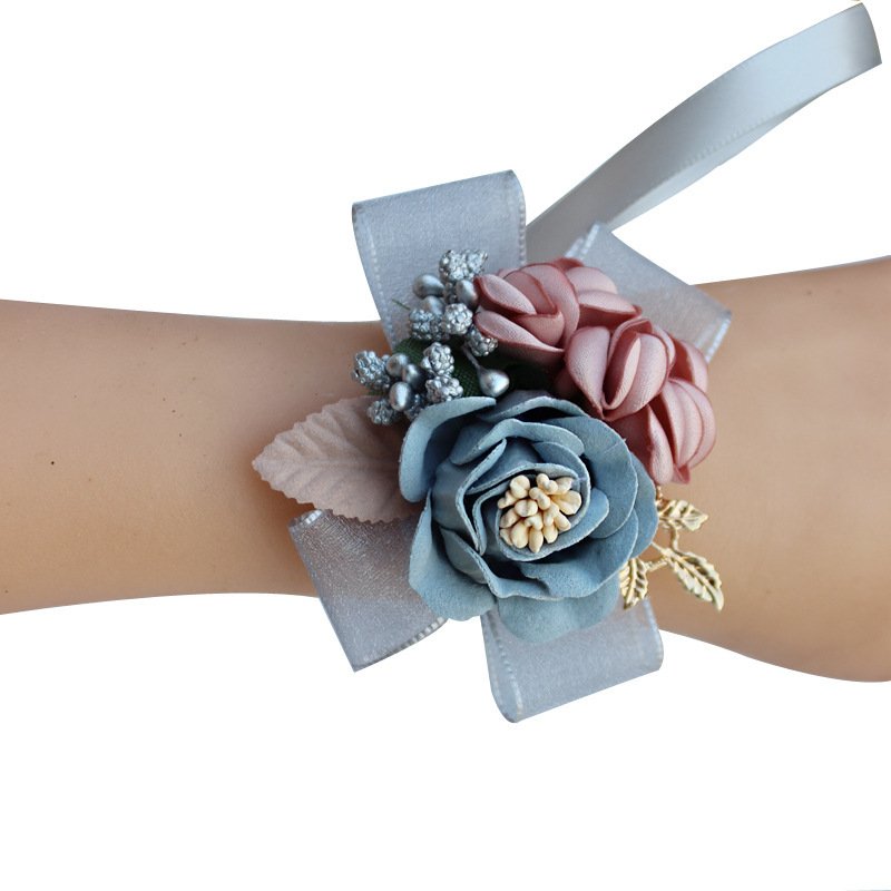 Korean Wedding Simulation Corsage Cloth For Bride's Wrist - Image 5