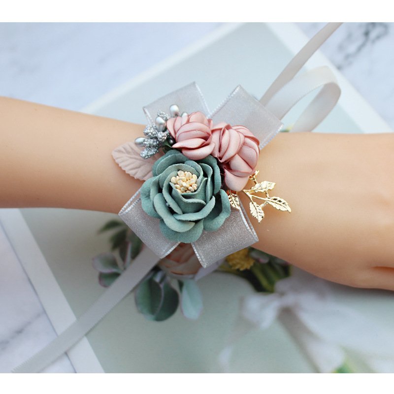 Korean Wedding Simulation Corsage Cloth For Bride's Wrist - Image 6
