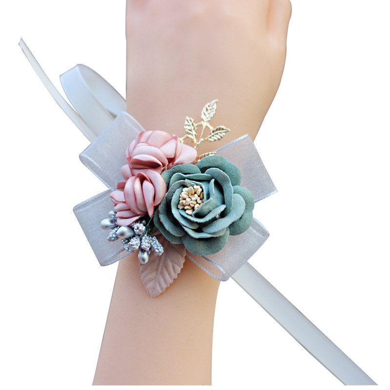 Korean Wedding Simulation Corsage Cloth For Bride's Wrist - Image 4