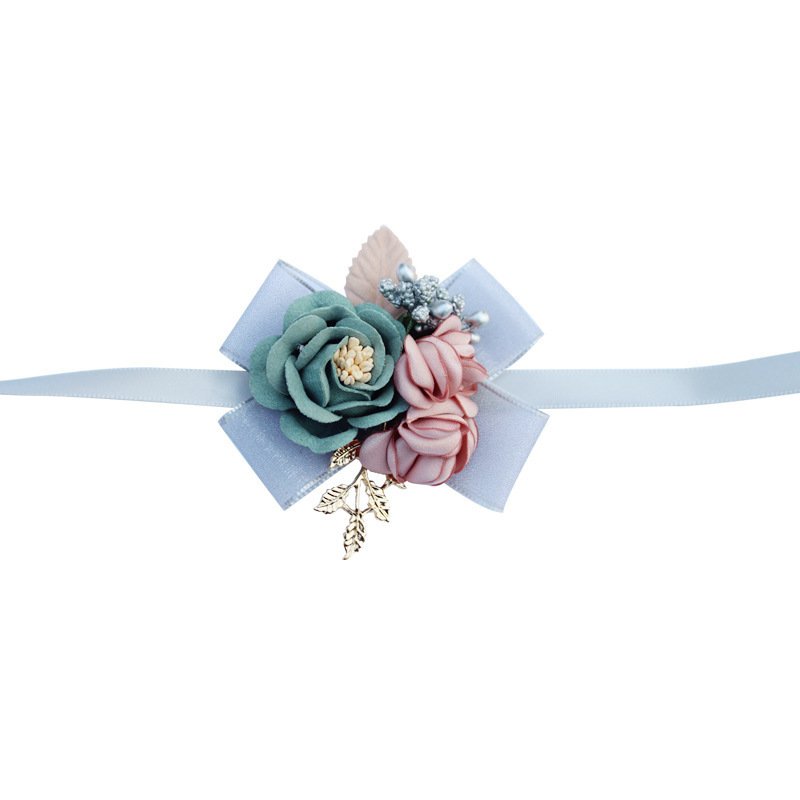 Korean Wedding Simulation Corsage Cloth For Bride's Wrist - Image 2