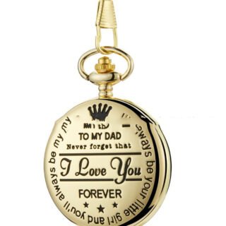 DAD  Fashion Quartz Pocket Watch