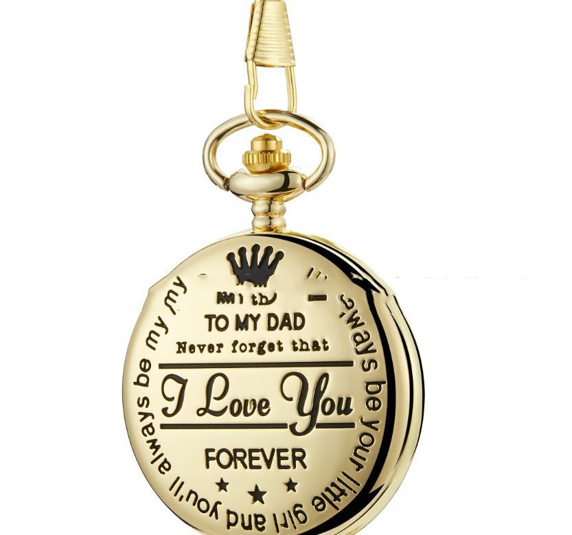 DAD Fashion Quartz Pocket Watch