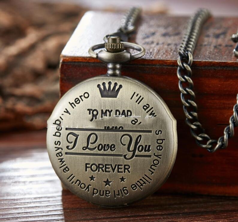 DAD Fashion Quartz Pocket Watch - Image 4