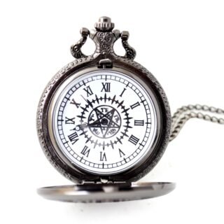Pocket Watch Flip Vintage Pocket Watch Unisex Student Quartz Watch