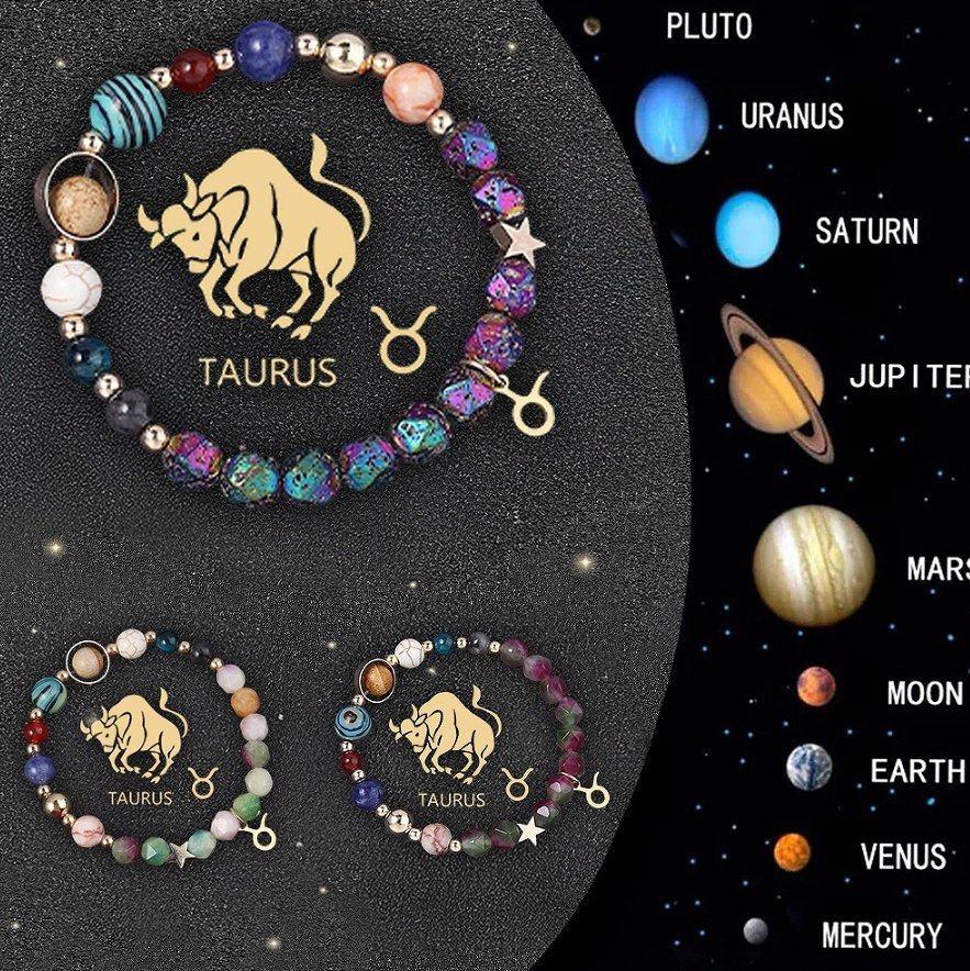 Crystal Stone Zodiac Sign Bracelet - Image 9