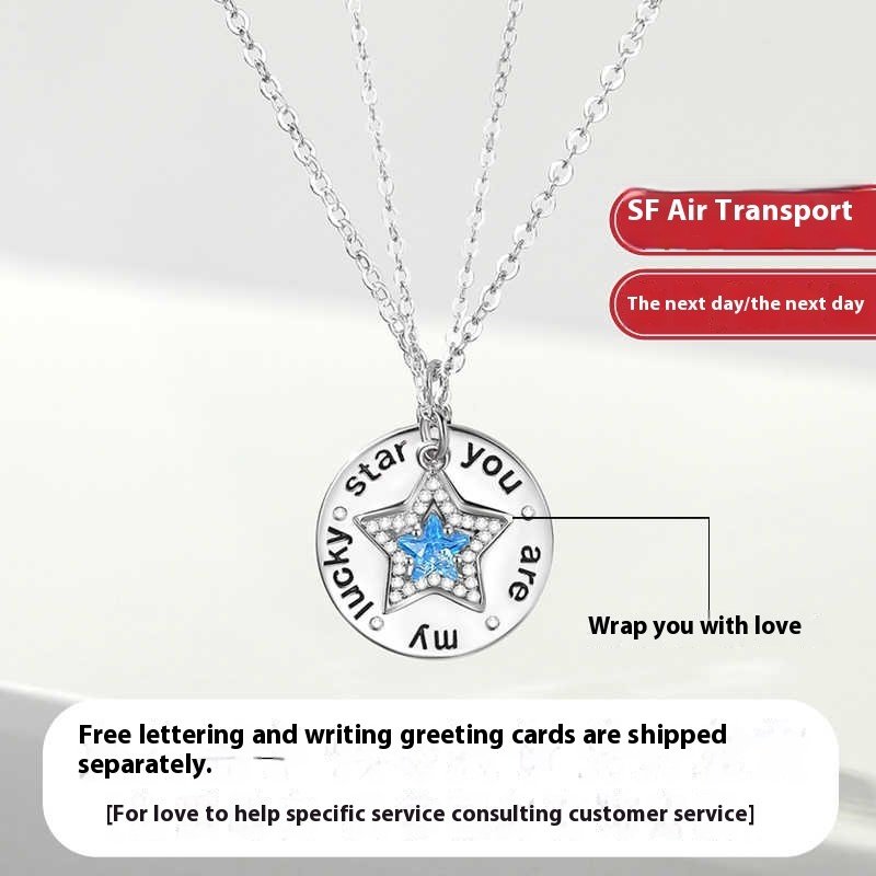 Sterling Silver Couple Necklace Birthday Gift - Image 8