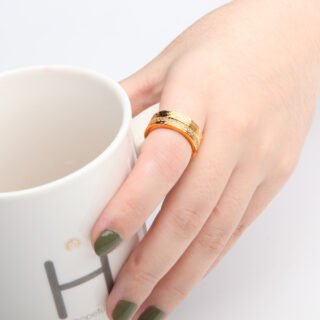 Fashion Personality Life Love Zircon Ring