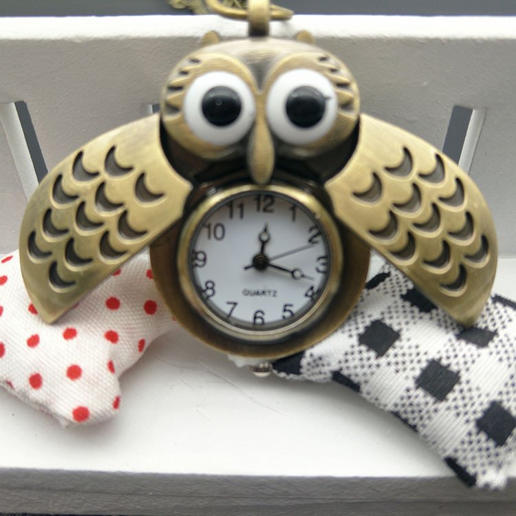 Owl pocket watch - Image 2