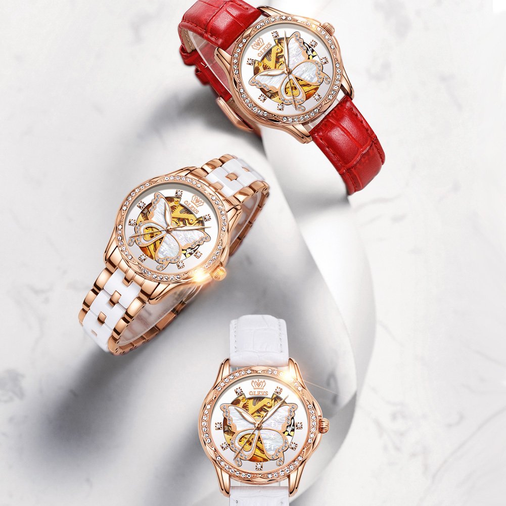 Ladies Automatic Mechanical Watch Gift Box Set - Image 4