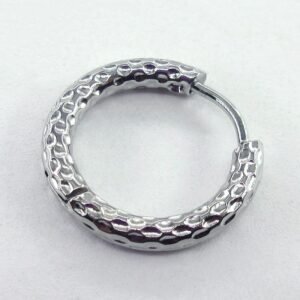 Stainless Steel Earrings High-grade Round Ear Clip