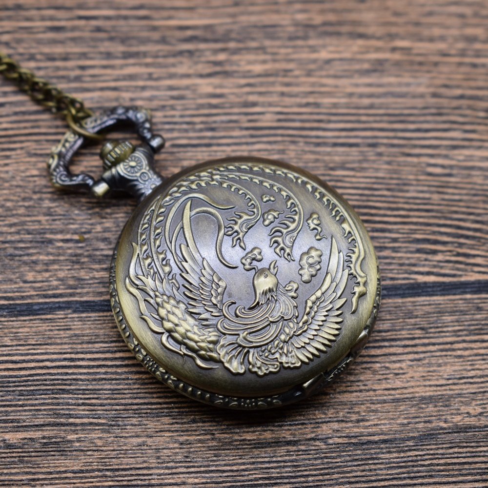 Pocket watch with Phoenix cross - Image 2