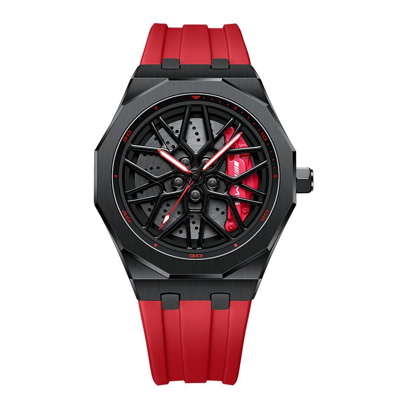 Men's Forged Hollow Waterproof Wheel Watch - Image 5