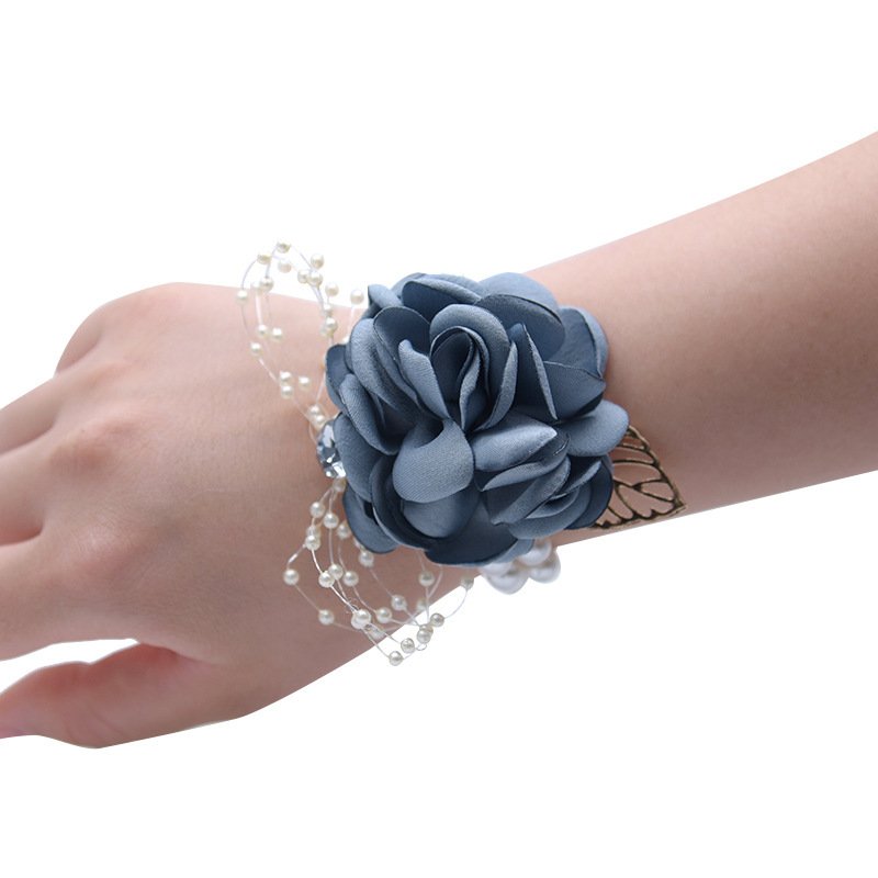 Wrist Flower Bride Bridesmaid Sister Group Wrist Flower Corsage Hand Gift Children Dance Hand - Image 4