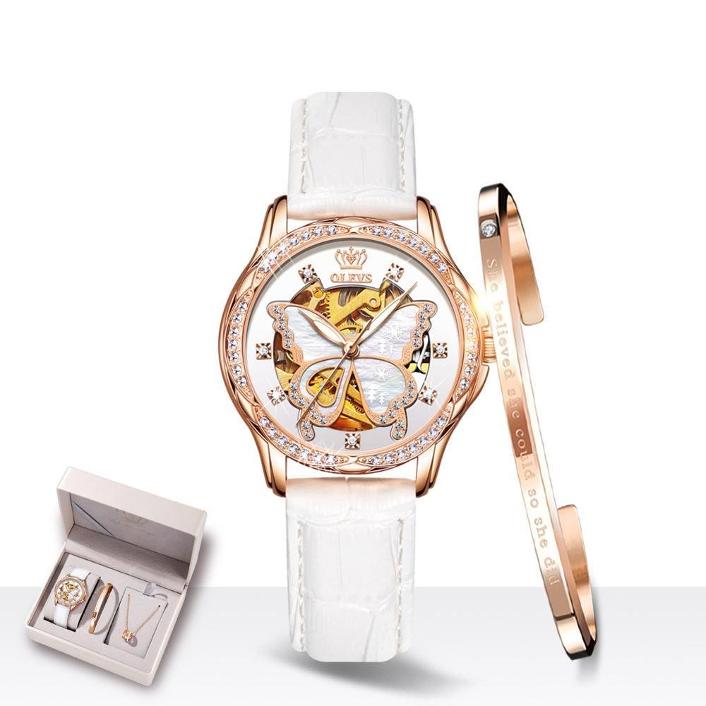 Ladies Automatic Mechanical Watch Gift Box Set - Image 2