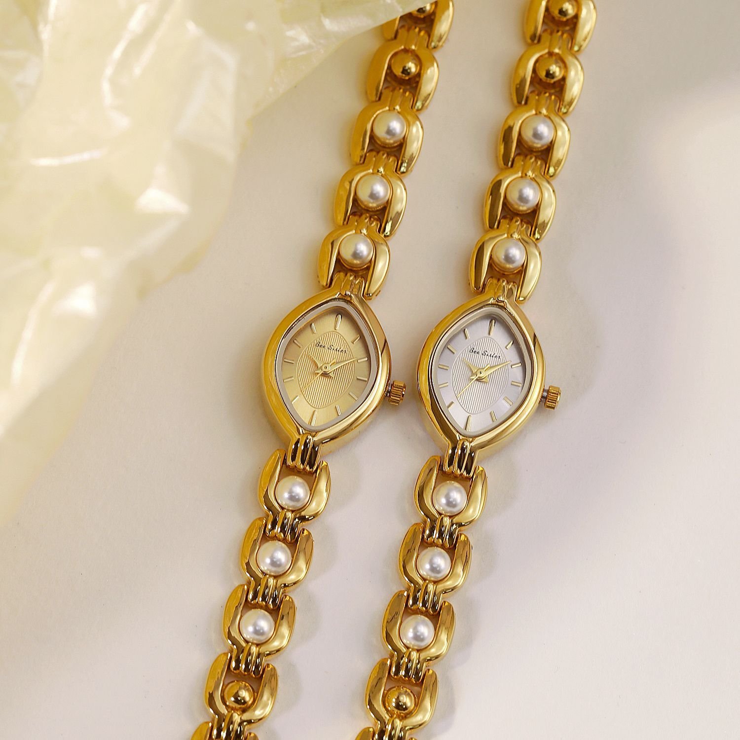 Mid-ancient Light Luxury Imitation Pearl Elegant Women's Watch - Image 2