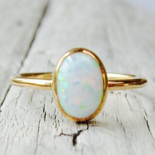 Gold Opal Ring For Women Rings