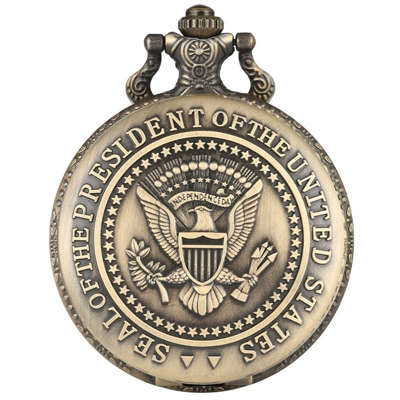 Classic American Pattern Commemorative Pocket Watch - Image 3