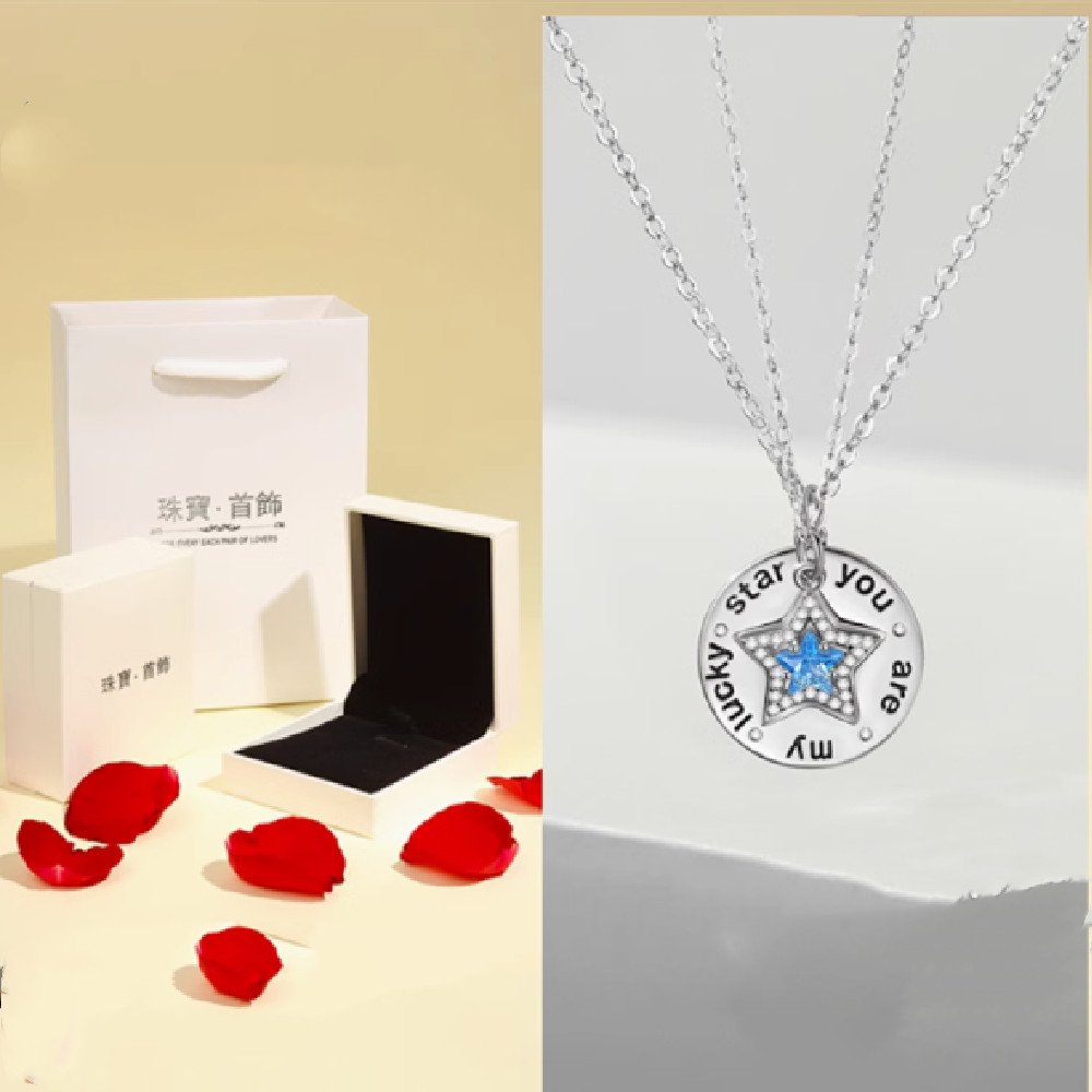 Sterling Silver Couple Necklace Birthday Gift - Image 10