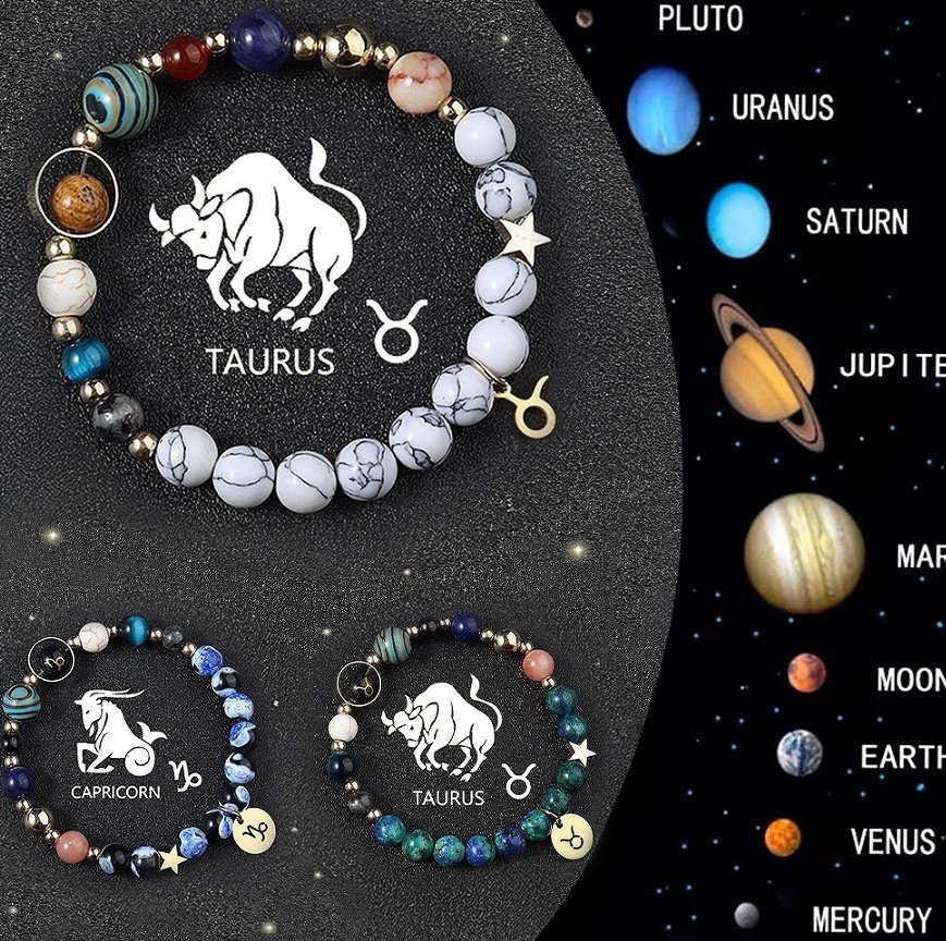 Crystal Stone Zodiac Sign Bracelet - Image 8