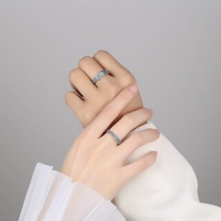 Personality Trendy Net Red Enamel Ring