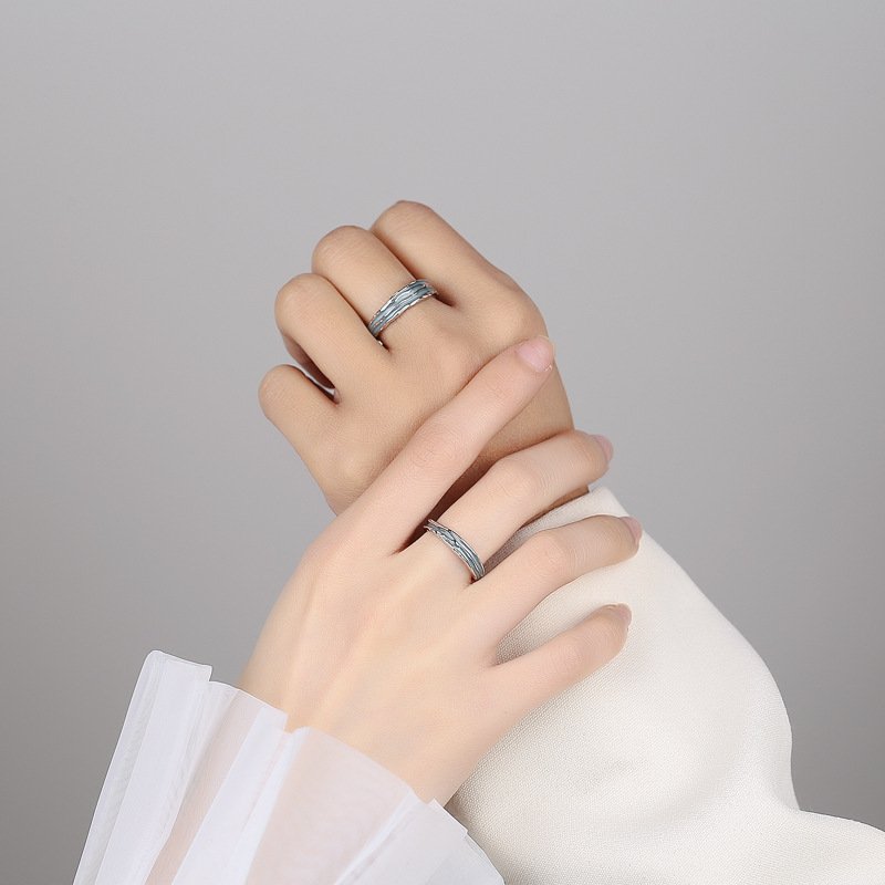 Personality Trendy Net Red Enamel Ring