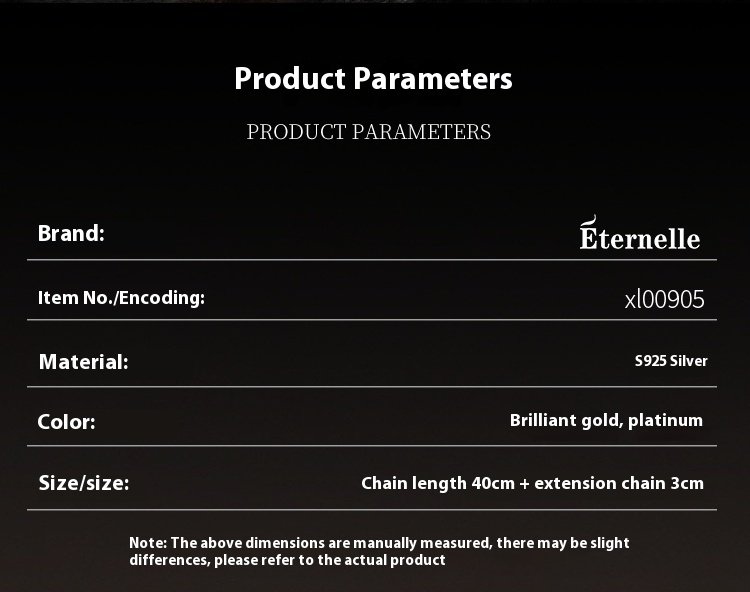 Eternal Jewelry High Sense Necklace Light Luxury Minority Temperament Clavicle Chain - Image 4