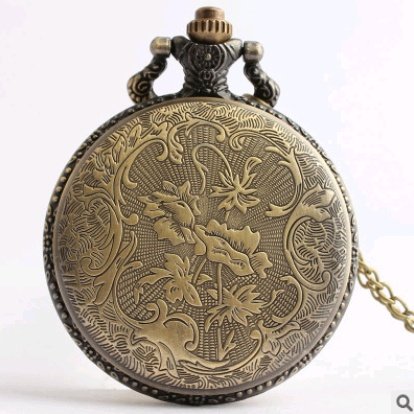 New large brown color face Australia map quartz pocket watch retro pocket watch fashion fashion watch - Image 3