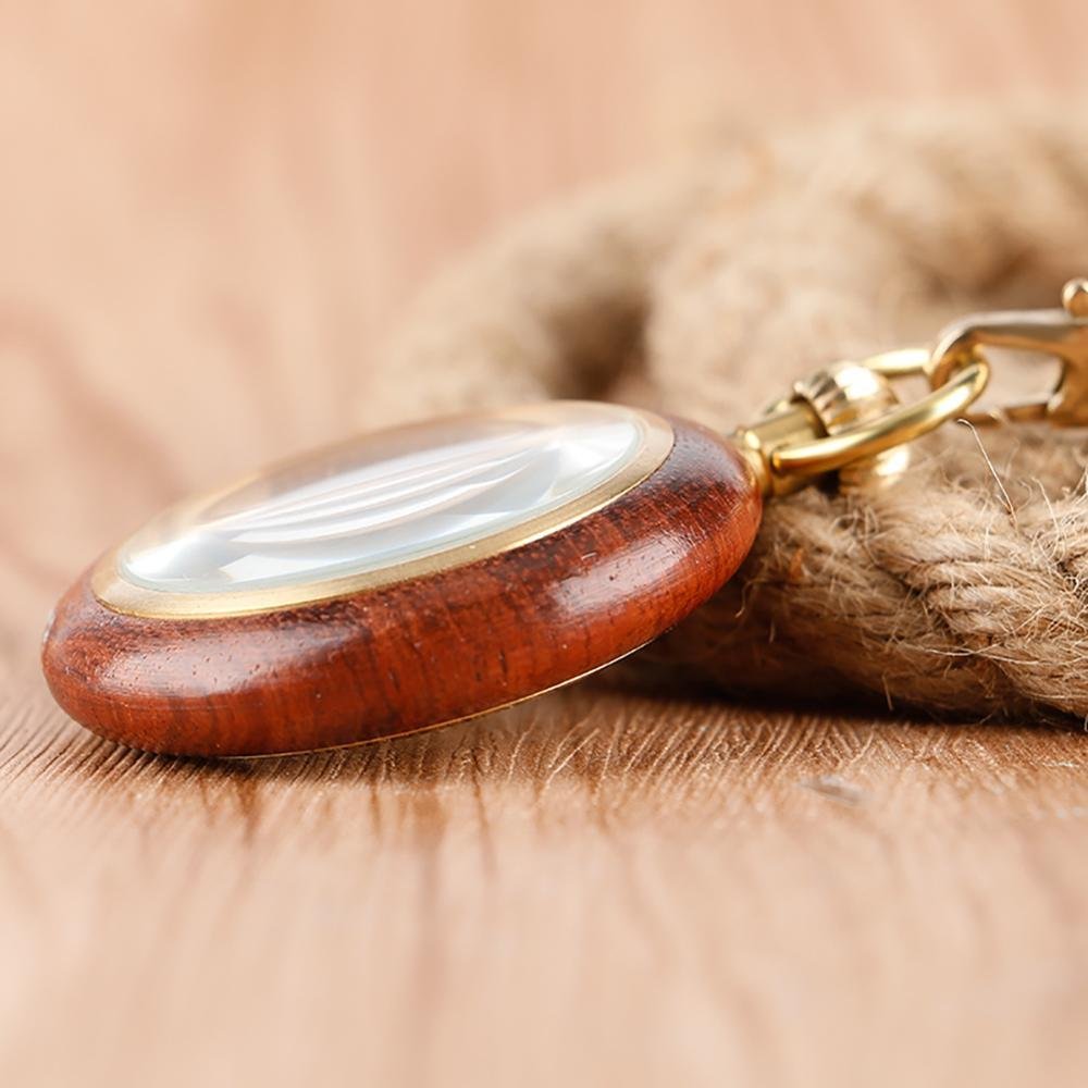 Mahogany Roman Pocket Watch - Image 4